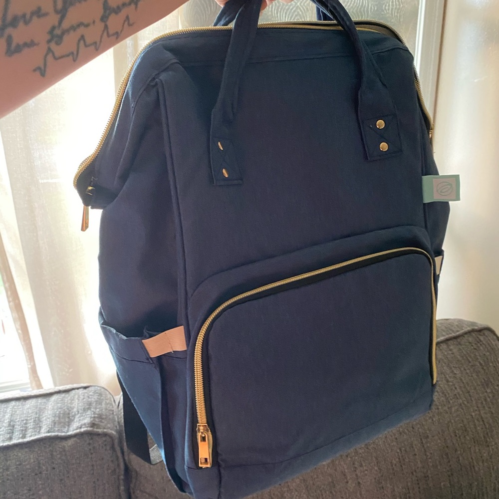 Breastpump carrying backpack